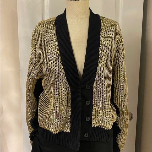 RtA Gold and Black Women's Sweater m - Picture 7 of 9